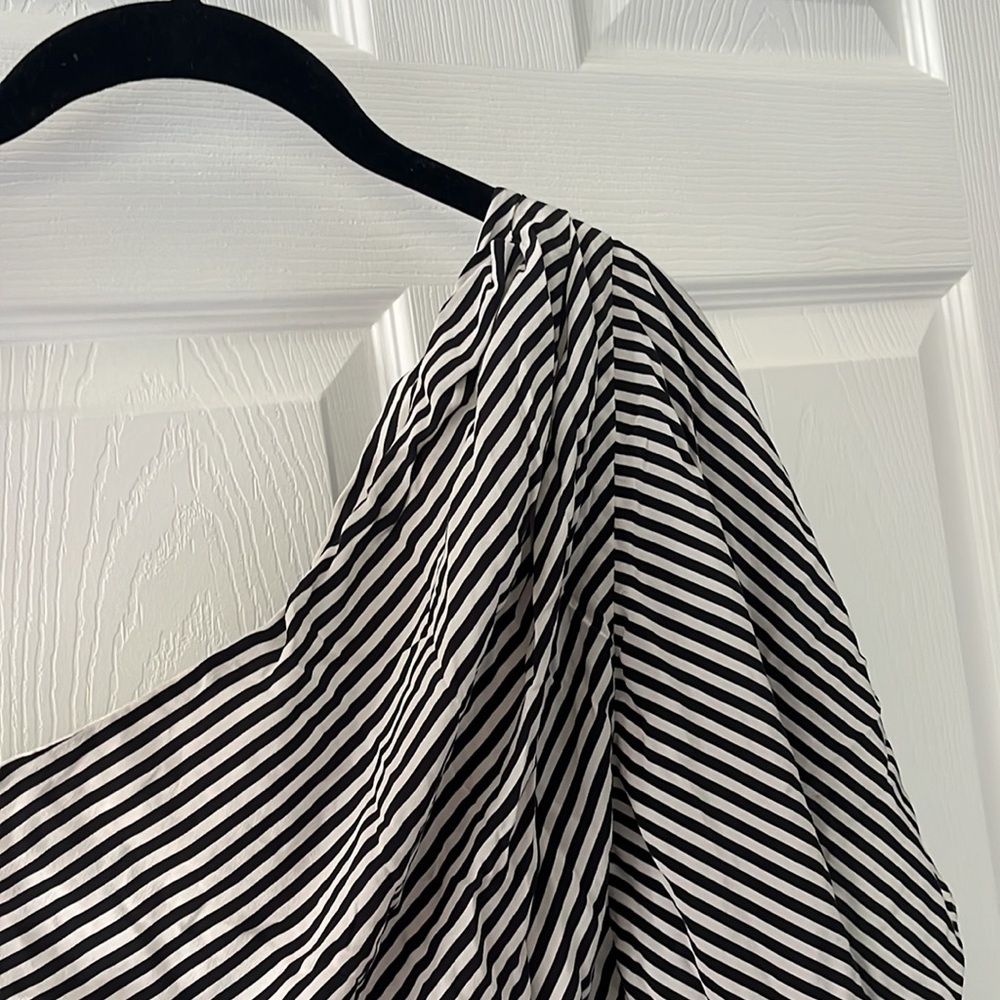 Halston Silk One Shoulder Top - Picture 9 of 16